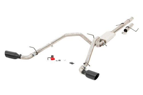 Rough Country Performance Cat-Back Exhaust for Chevy/GMC Silverado/Sierra 1500 14-18, 4.8L/5.3L - 96008