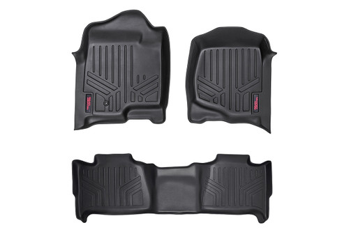 Rough Country Floor Mats, Front/Rear for Chevy/GMC Tahoe/Yukon 2WD/4WD 07-14 - M-20715