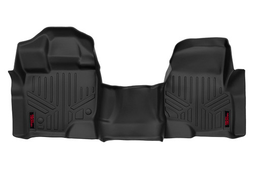 Rough Country Floor Mats, Over Hump, Front for Ford F-150 15-23 / F-150 Lightning 22-23 / Raptor 17-20 - M-5115