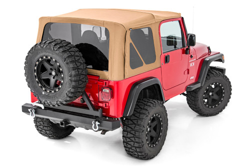Rough Country Soft Top, Replacement, Full Doors, Spice for Jeep Wrangler TJ 97-06 - RC85020.70