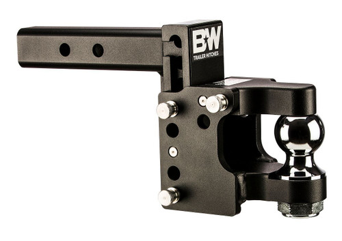 B & W Hitches 8" Blk T&S,2 5/16" Ball Pintle - TS10056