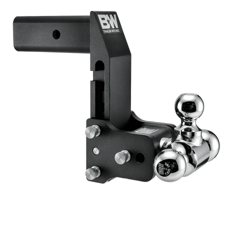 B & W Hitches 2.5 Model 10 Blk T&S Tri Ball for Multi-Pro Tailgate - TS20067BMP