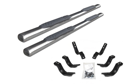 Go Rhino - 4" 1000 Series SideSteps w/Mounts - Pol. Stainless - GM 1500/2500 HD Crew Cab/Ext. Cab - 104404580PS