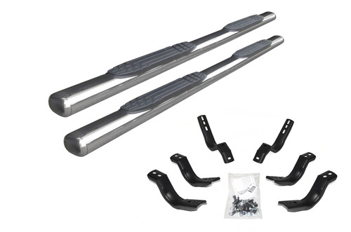 Go Rhino - 4" 1000 Series SideSteps w/Mounts - Pol. Stainless - Titan Ext. Cab - 104435180PS