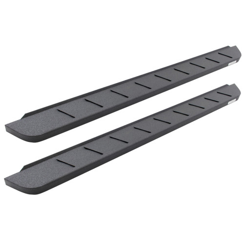 Go Rhino - RB10 Running Boards w/Mounts & 2 Pairs of Drop Steps Kit - Bedliner Coating - F-150/Super Duty Ext. Cab - 6341778020T