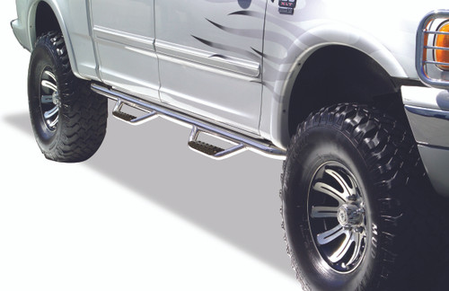 Go Rhino - Dominator Classic D2 SideSteps w/Mounts - Pol. Stainless - F-150 Crew Cab - D24150PS