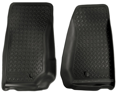 Husky Liners Front Jeep Wrangler 2 & 4 WD Models Classic Style Black - 30521