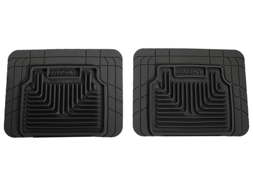 Husky Liners Semi Custom Fit Floor Mat 2nd or 3rd Seat Smaller Locations Black - 52031
