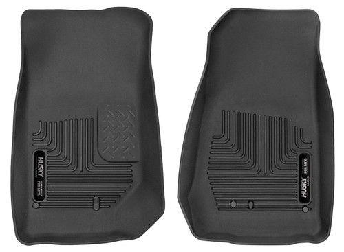 Husky Liners Front Jeep Wrangler 2 & 4 Door X-Act Contour Black - 53571