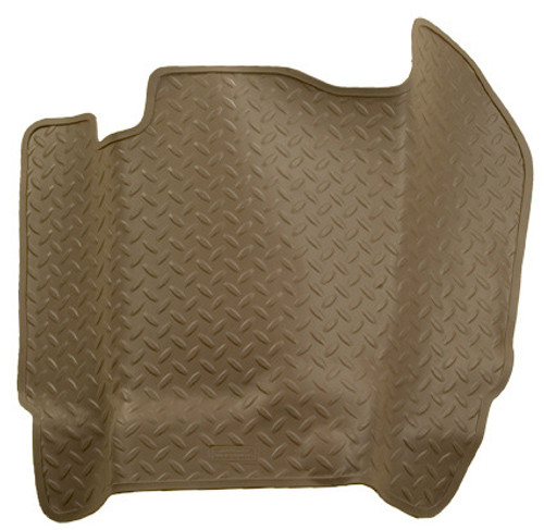 Husky Liners Center Hump Floor Liner Classic Ford F Series Super Duty Auto Trans Tan - 82453