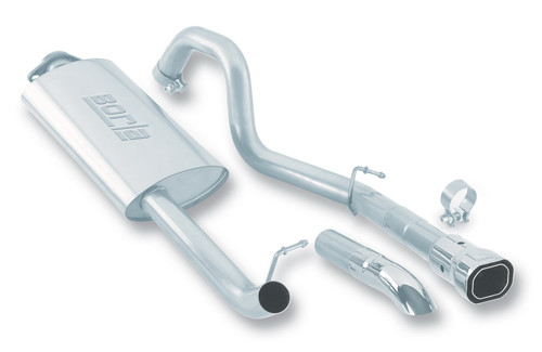 Borla 04-06 Jeep Wrangler TJ Unlimited 2 Door Cat-Back Exhaust System Touring Rear - 140103