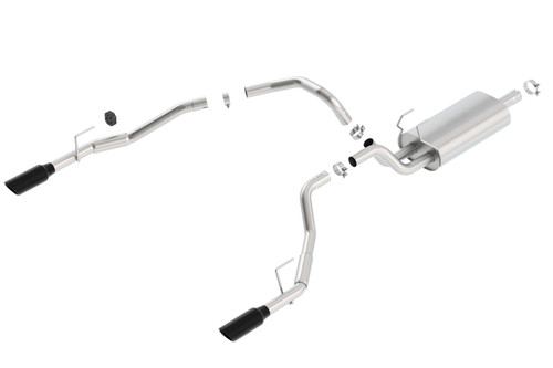 Borla 09-18 Ram 1500 Cat-Back Exhaust System Touring Single Rear - 140553BC