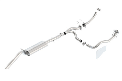 Borla JK Wrangler 2 Door 12-18 Cat-Back Exhaust System S-Type Climber Design Cat-Back System Dual Rear - 140644