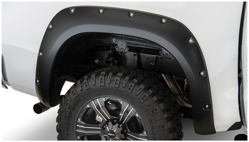 Bushwacker Rear Toyota Tundra Pocket Fender Flares, Black - 30024-02