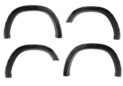 Bushwacker Front and Rear GM 1500 DRT Fender Flares, Black - 40946-02