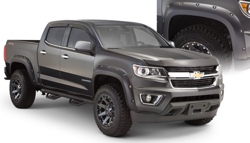 Bushwacker Front and Rear GM Colorado Pocket Fender Flares, Black - 40970-02