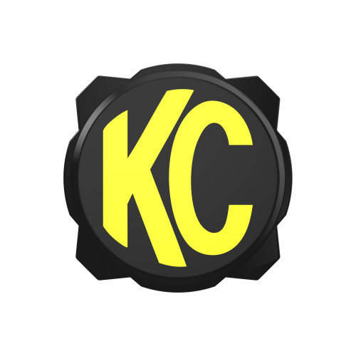 KC HiLiTES 6" Pro6 Gravity Light Cover w/ Black/Yellow Logo - 5111