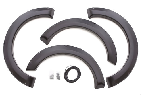 Lund Rivet Style Fender Flare Set, Black for Ford F-250/350 Super Duty - RX311S