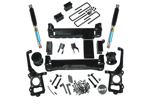 SuperLift 4.5in. Lift Kit-15-20 F150 4WD-w/Bilstein Rear Shocks - K126B