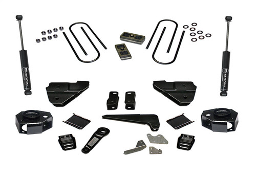 SuperLift 4in. Lift Kit-13-18 Ram 3500 4WD-w/Front Shock Brackets/SL Rear Shocks - K145