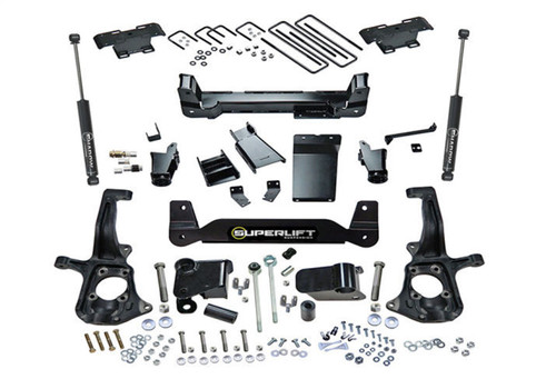 SuperLift 6in. Lift Kit-11-19 Silverado/Sierra 2500HD/3500HD 4WD-Knuckle Kit w/SL Shocks - K150