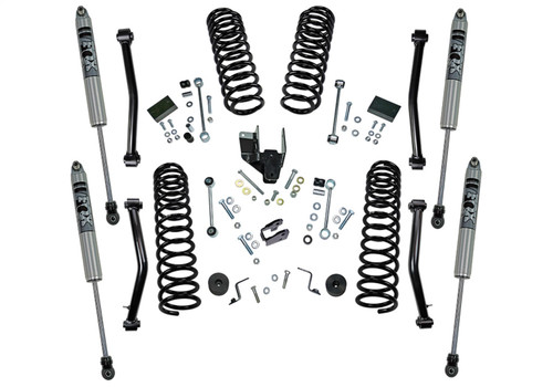 SuperLift 4in. Dual Rate Coil Lift Kit w/Fox Shocks-18-22 Wrangler JL-4Dr - K184F