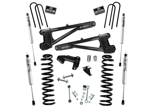 SuperLift 4in. Lift Kit w/FOX Shocks-11-16 F250/350 4WD Diesel w/Replacement Radius Arms - K987F