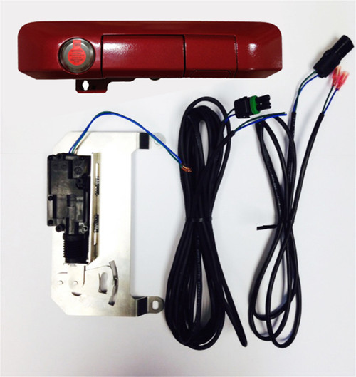 Pop & Lock Power Tailgate Lock For Toyota Tacoma Smart Lock Combo Bolt-Barcelona Red - PL85401