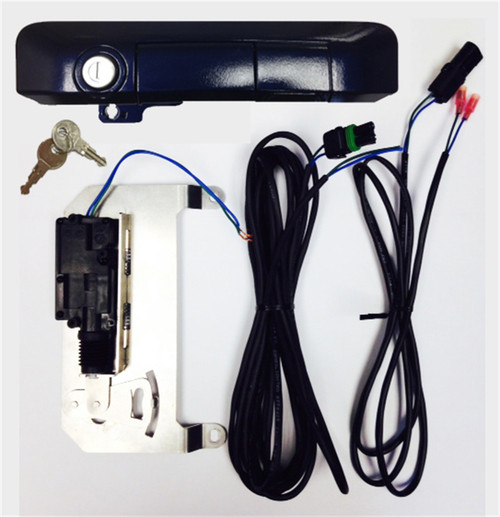 Pop & Lock Power Tailgate Lock For Toyota Tacoma Smart Lock Combo Standard-Nautical Blue Metallic - PL85507