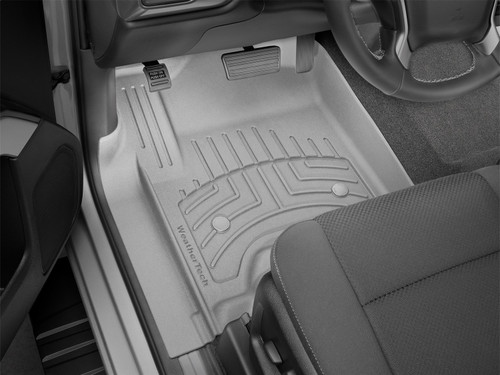 Weathertech Floor Liner HP, 17-21 F-250/350 Super Duty Crew Cab, Gray 17-21 F-250/350 Super Duty Crew Cab - 4610121IM