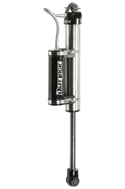 Fabtech Dirt Logic 2.25 Resi Front Shock, 2.25 in. Lift Passenger Side Front Stainless Steel - FTS801532P