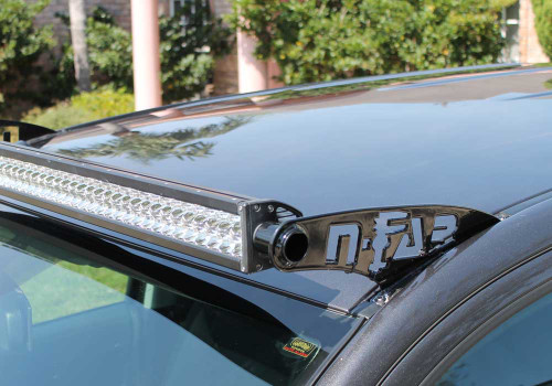 N-Fab Light Mounting-Roof Mounts-(1-49 Series)-97-03 (04 Htg) F150-Gloss Black - F9749LR