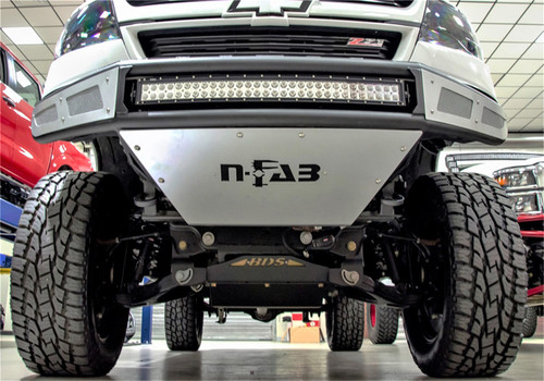 N-Fab M-RDS PreRunner Front Bumper w/Skid Plate Colorado- Textured Black - G151MRDS-TX