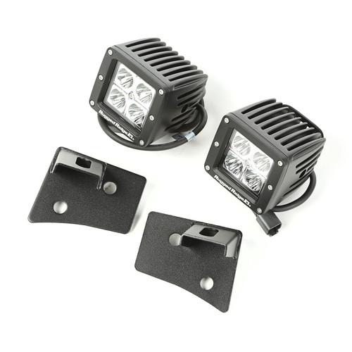 Rugged Ridge Jeep Wrangler JK Windshield Bracket LED Light Kit - 11027.16