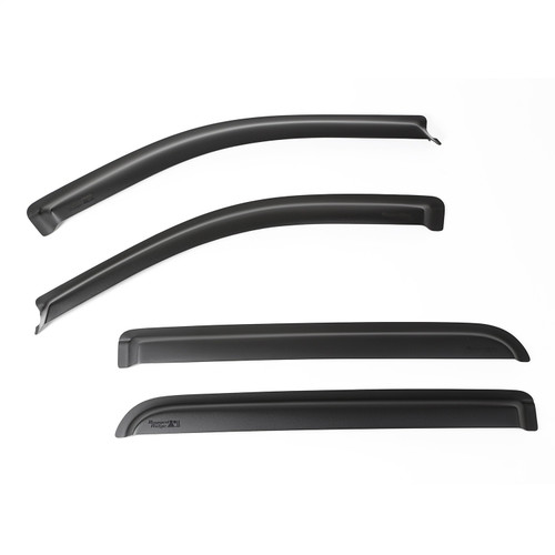 Rugged Ridge Ford F-150 Window Visor Kit - 81349.56; Black