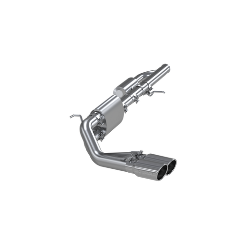 MBRP 3 Inch Cat Back Exhaust System Pre-Axle Dual Outlet T304 Stainless Steel For 09-18 Silverado/Sierra 1500 4.3L V6, 5.3L V8 19-19 Silverado/Sierra 1500 4.3L V6, 5.3L V8 Limited LD - S5081304