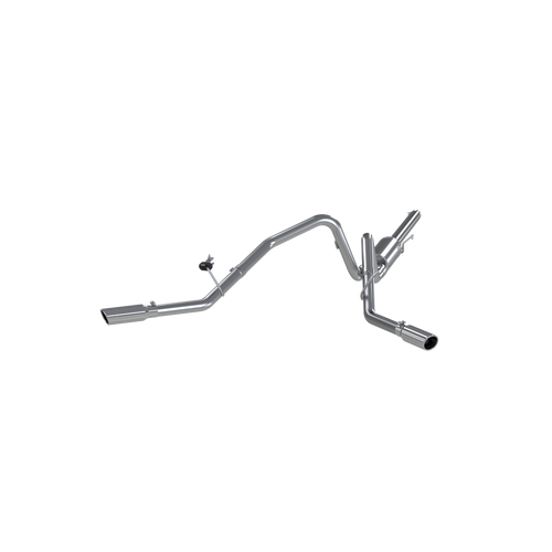 MBRP 3 Inch Cat Back Exhaust System Dual Split Side Aluminized Steel For 04-08 Ford F-150 - S5204AL