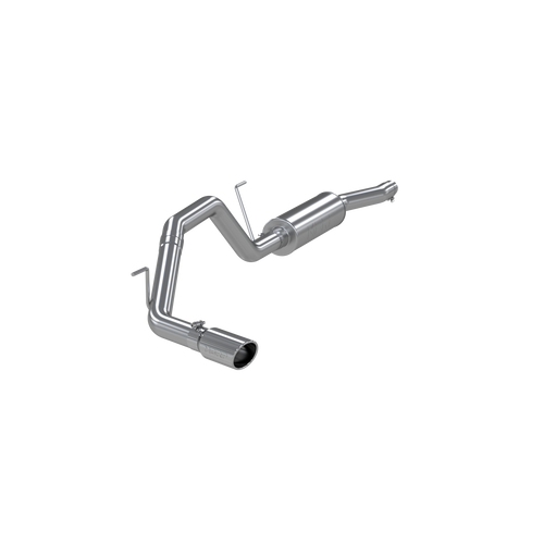 MBRP Cat Back Exhaust System Single Side Aluminized Steel For 04-06 Nissan Titan 5.6L, Extended Cab/Crew Cab - S5400AL