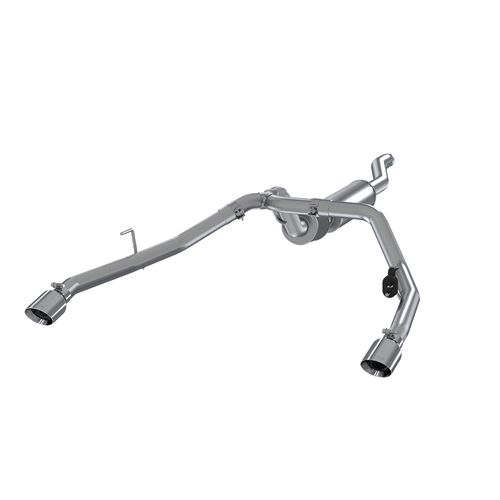 MBRP Jeep 2.5 Inch Cat Back Exhaust System Dual Rear Exit Pro Series For 20-23 Jeep Gladiator 3.6L - S5538304