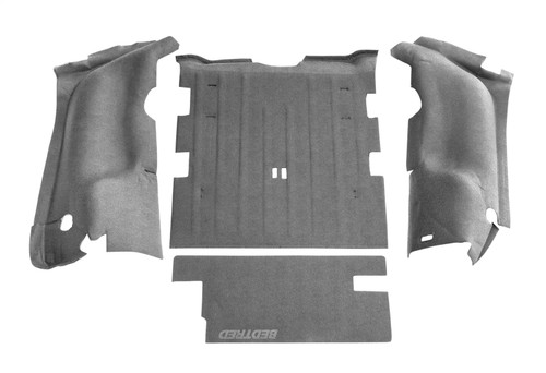 BedRug Jeep Bedtred 97-06 Jeep TJ 97-06 Rear 4Pc Cargo Kit (Includes Tailgate) - BTTJ97R