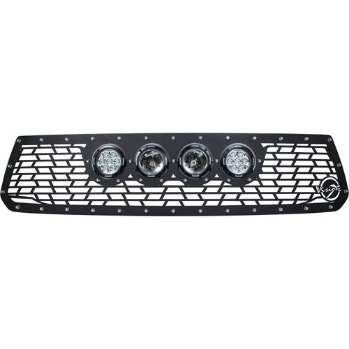 Vision X Lighting 14+ Toyota Tundra Cannon CG2 Style Grille With 4 CG2 4.5" (2 Optic CG2-CP710) - 5361144