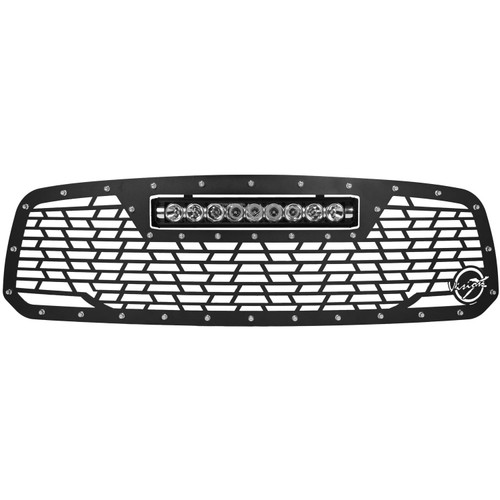 Vision X Lighting 13-19 Dodge Ram 1500 Light Bar Style Grille With Light Bar (XPR-9M) - 5661131