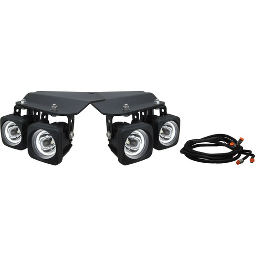 Vision X Lighting 10-14 Ford Raptor Fog Light Add On Kit With Optimus Halo Led Lights - 9892450