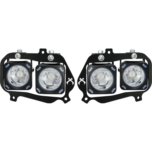 Vision X Lighting Factory Headlight Upgrade Light Kit For Select 08 And Up Polaris RZR 900/S/4/570/170 Including 4 X XIL-OPR110, Wiring Adapters And Instructions - 9898582