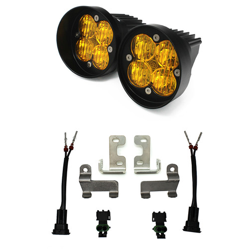 Baja Designs Squadron-R Sport Fog Pocket Light Kit, Wide Cornering (Amber): 16-21 Rav4 - 447677