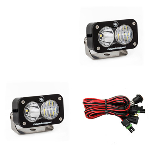 Baja Designs LED Light Pods Driving Combo Pattern Pair S2 Pro Series - 487803