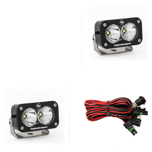 Baja Designs S2 Pro LED Light Pod, Work/Scene (Pair) - 487806