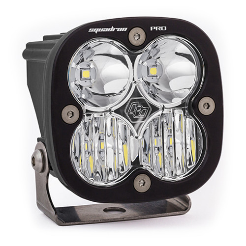 Baja Designs Squadron Pro LED Light Pod, Driving/Combo Pattern, Clear Lens - 490003