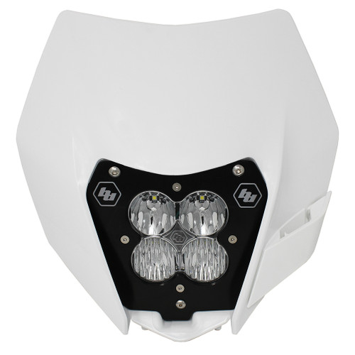 Baja Designs KTM Headlight Kit DC 14-On W/Headlight Shell White XL Pro Series - 507091