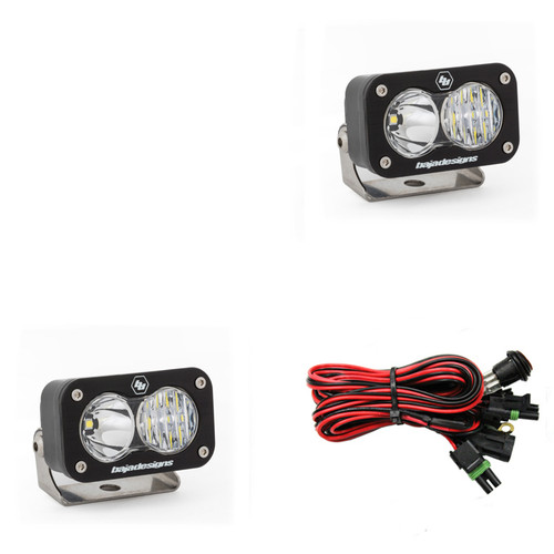 Baja Designs S2 Sport LED Light Pod, Driving/Combo Pattern, Clear Lens (Pair) - 547803